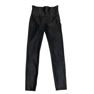 Spanx L Faux Leather Leggings | Sculpting, Classic Black